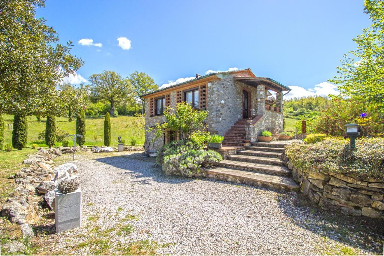 Ca'Novae - Tuscany Farmhouse Montieri Eksteriør billede